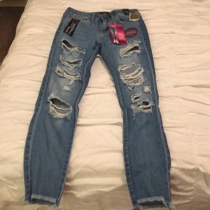 High rise jeans